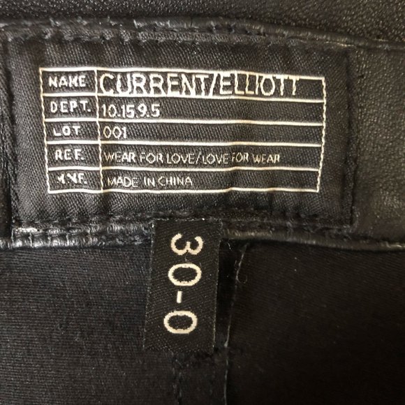 Current/Elliot Revolve black lamb leather pants - Picture 12 of 12